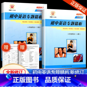 初中英语专题精析 8年级 上册+下册 外研版 初中通用 [正版]励耘书业初中英语专题精析七八九年级上册下册人教版外研版7
