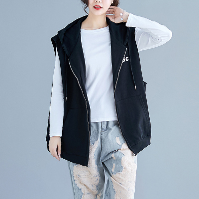 语娄加肥加大码女装200斤300胖mm马甲外套洋气宽松胖妹妹遮肚上衣春装2021大码女装