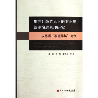 [M]集群升级背景下的非正规就业演进机理研究:以慈溪