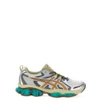 ASICS板鞋男舒适透气防滑减震灰色网面系带拼色户外通勤运动鞋