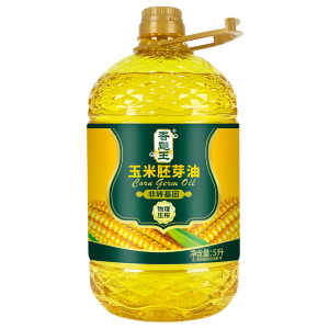 香飚王 玉米胚芽油5L非转基因食用油压榨一级烘焙炒菜植物油家用大桶装 5000ml