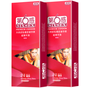 进口第六感避孕套48只超薄款平滑套装安全套其他 成人情趣计生性用品(SIXSEX)