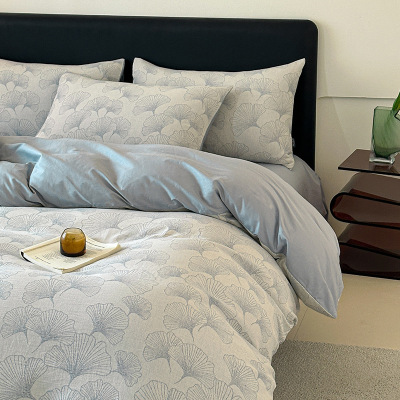 三层纱纯棉全棉床上四件套2026新款轻奢加厚被套床单床品四季通用