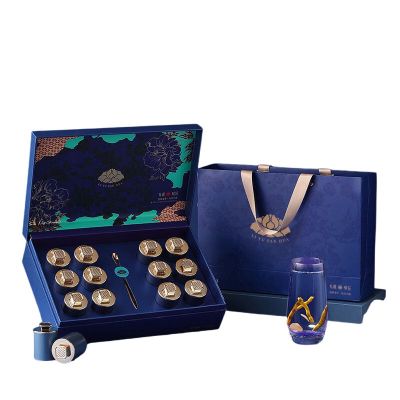 杞里香 装铁皮石斛礼盒-礼遇繁花蓝色 100g(12罐)