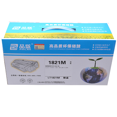 品蓝 LT1821M 红色粉盒 适应联想cm7120w粉盒cm7110w cs1831w cs1821w粉盒