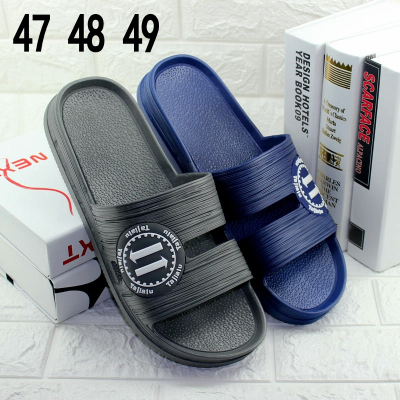 潮路思新款男士加大码拖鞋加肥加大凉拖鞋特大码拖鞋加大号拖鞋浴室洗澡拖鞋防滑耐磨拖鞋男夏-6019-1