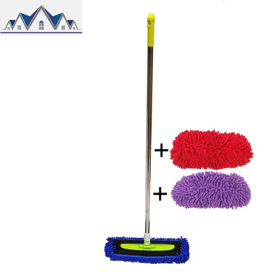 雪尼尔毛毛加大平板拖把家用懒人干湿两用木地板瓷砖拖地墩布 三维工匠