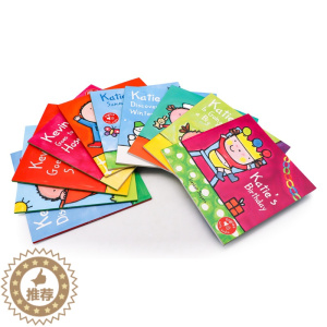 [醉染正版]原版进口 英文绘本附音频 凯文与凯蒂系列10册KevinKatie儿童英语启蒙图画故事书绘本亲子阅读0-3-