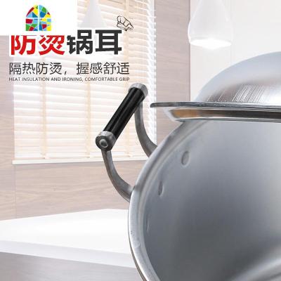 金喜铝锅老式家用加厚汤锅大容量加深烧水锅商用煮水锅纯铝制锑锅 FENGHOU 46CM加高加厚铝汤锅26升