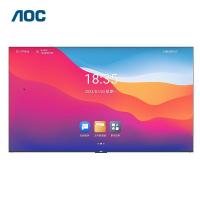 AOC 86NT 会议平板 86英寸4K智能会议大屏教学视频会议一体机 信息发布商用显示屏