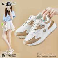 La Chessiers阿甘鞋女鞋春秋新款跑步透气鞋轻便休闲百搭运动休闲鞋