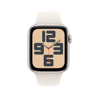 Apple/苹果 Watch SE 智能手表GPS+蜂窝款40毫米星光色铝金属表壳星光色运动型表带S/M MXHR3CH/B