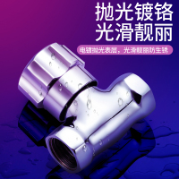 嘉格纳 内外丝直通阀4分水龙头阀门[双内丝]黄铜直通阀 单个