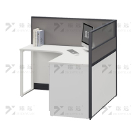 臻远 ZYGW-116屏风工作卡位职员桌办公桌 L型单人位