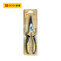 波斯(BOSI)省力尖嘴钳(8"/210mm)把