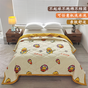 夏凉被四季通用夏凉被单双人被机洗被子薄款通用成人双午睡被
