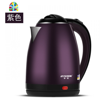 封后电热水壶家用保温一体快壶自动断电304不锈钢烧水壶电水水壶 F 2.3L红色(不保温)3年换新 2L(含)-3L(不