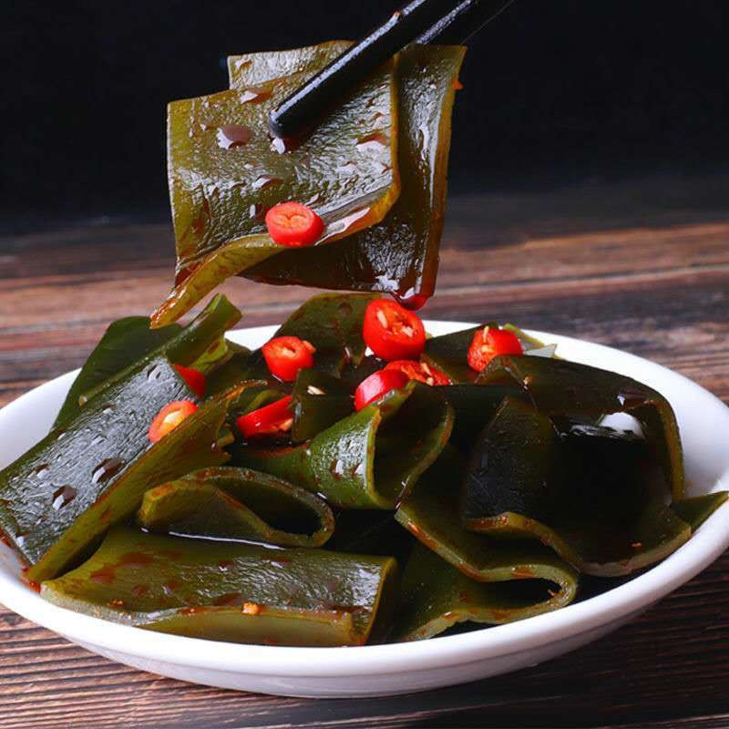 香辣藕片海带零食素菜下饭菜批发蔬菜干学生网红小吃咸菜休闲食品 香