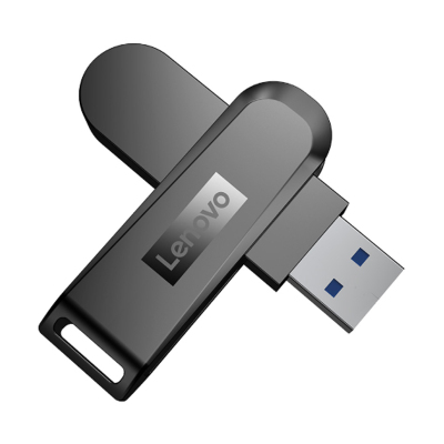 联想小新U盘X3金属64GU盘usb3.1高速闪存盘旋转车载办公优盘正版商务U盘黑色