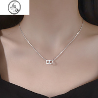 JiMi925银银项链女锁骨链2022年新款ins冷淡风简约气质轻奢小众设计感