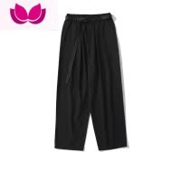 七斓春季新款美式复古咖色直筒垂感西装裤男女宽松休闲百搭小众阔腿裤