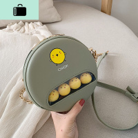 卡通小包包女2020新款韩版可爱少女单肩包时尚夏季百搭斜挎小圆包NEW LAKE女士单肩包