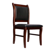 匡大办公椅橡木会议椅培训椅 胡桃色