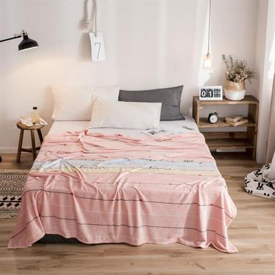 SleepyBear法兰绒毯子保暖午睡速热珊瑚绒牛奶绒单人双人办公宿舍空调垫毯