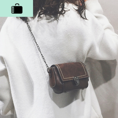 ins超火上新小包包女2020新款潮韩版百搭斜挎包链条单肩包小方包NEW LAKE女士单肩包