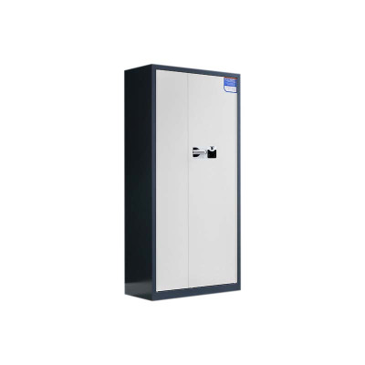 豪利特保密柜财务档案柜文件柜办公室资料储物柜保险柜通体灰框白门-国保指纹锁