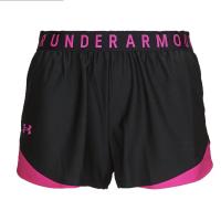 Under Armour女款舒适黑色运动短裤透气轻盈夏季休闲款