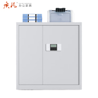 质凡 保密柜单节柜带抽电子密码锁 /ZF-BMG027/970*420*900mm(厚度1mm)