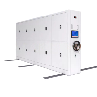 鑫升顺密集柜档案室电动智能密集架移动档案柜凭证资料柜手摇文件柜一列5组每立方(智能)