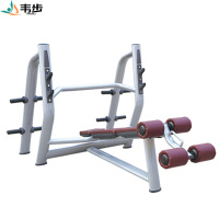 韦步wellBu6036商用下斜式推举推胸架健身房杠铃卧推架举重床训练器