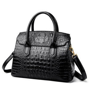Ceba复古鳄鱼纹女包2023新款手提包大包时尚潮百搭简约软皮小众