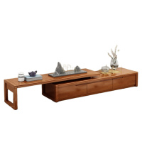 白寅 BY-DSG06 中式客厅伸缩实木电视柜(单位:套)