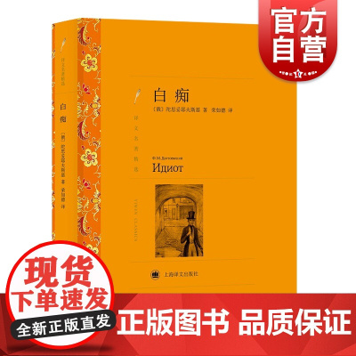 白痴 译文名著精选 陀思妥耶夫斯基著 荣如德译 世界文学名著 中文版 中短篇小说集 文学小说书籍 外国名著书籍上海译文