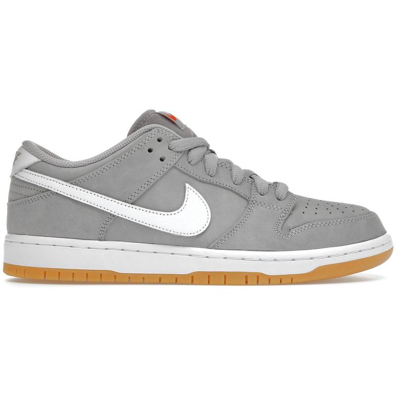 耐克(NIKE)NikeSBDunkLowPro男式休闲鞋优质灰橙生胶底板鞋
