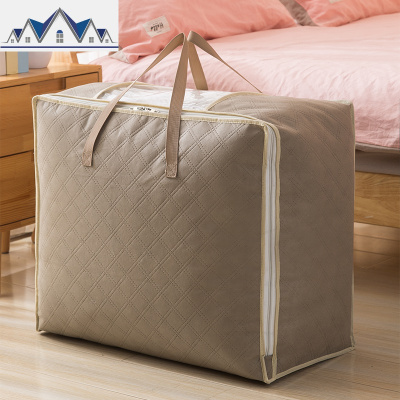 衣物收纳袋子棉被子子整理袋大号手提搬家打包装衣服的行李袋 三维工匠收纳包