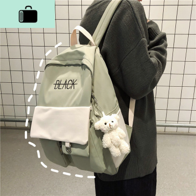 ins网红书包韩版原宿ulzzang高中学生初中生校园双肩背包女大容量NEW LAKE女手包