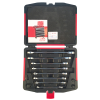 力易得(ENDURA) 12件套全抛光棘轮两用扳手 双梅花开口敲击单头 E2504