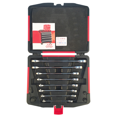 力易得(ENDURA) 12件套全抛光棘轮两用扳手 双梅花开口敲击单头 E2504