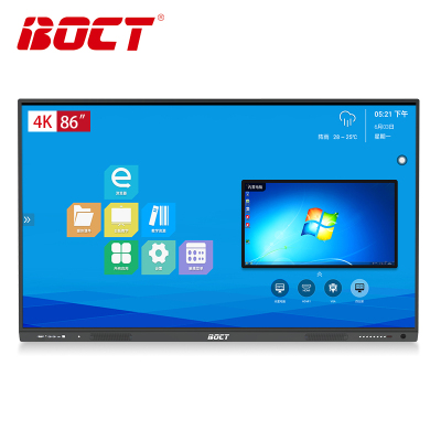 中银BOCTBT860086英寸4K高清智能触控一体机教学会议电子白板高清液晶显示器电视(I5/4G/120G)