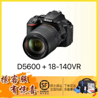 尼康(Nikon)D5600( 18-140mm)镜头套装 2416万像素 39点对焦 可翻转触摸屏 单反相机CMOS