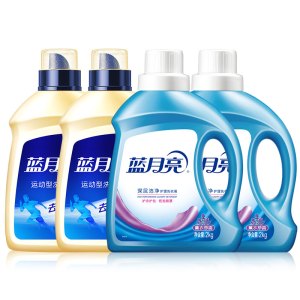 蓝月亮运动型洗衣液2kg*2+薰衣草洁净洗衣液2kg*2