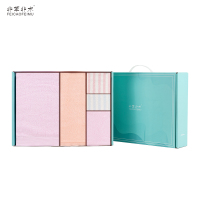 非草非木竹纤维毛巾浴巾5件套 FM-3072 (盒)