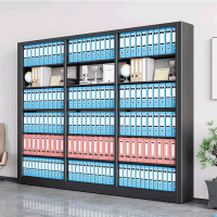 钢制落地文件架 单面一列三组