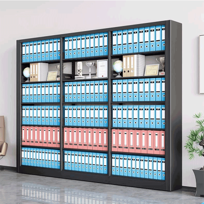 钢制落地文件架 单面一列三组