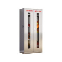 正斌不锈钢防暴器械装备柜工具柜安保反恐盾牌柜警务室防爆柜304加厚材质1920*900*450柜不含器材