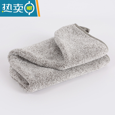 敬平无印艮品干发帽女吸水速干浴帽包头巾可爱韩国加 满天星灰色